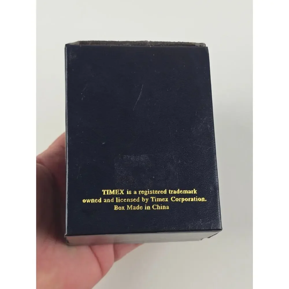 Timex quartz mini clock Desktop / Shelf grand Piano mint in box -needs battery